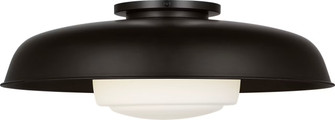 Liora One Light Flush Mount in Aged Iron (454|SCRJFM170AIOEG)