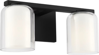 Holden Two Light Vanity in Midnight Black (454|SCDJVN130MBKCGMG)