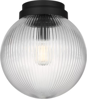 Preston One Light Flush Mount in Midnight Black (454|SCDJFM125MBKRG)