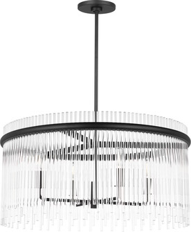 Finley Four Light Chandelier in Midnight Black (454|SCDJCH142MBKCAR)