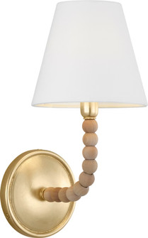 Fiona One Light Wall Sconce in Gild (454|SCCHCWS116GDNAWWL)