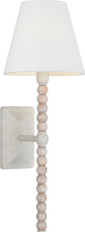 Fiona One Light Wall Sconce in Aged Pewter (454|SCCHCWS115APLWWWWL)