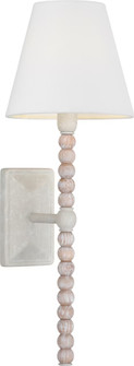 Fiona One Light Wall Sconce in Aged Pewter (454|SCCHCWS115APLWWWWL)