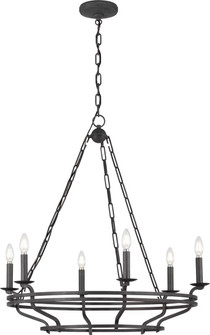 Brighton Six Light Chandelier in Italian Rust (454|SCCHCCH119ITR)