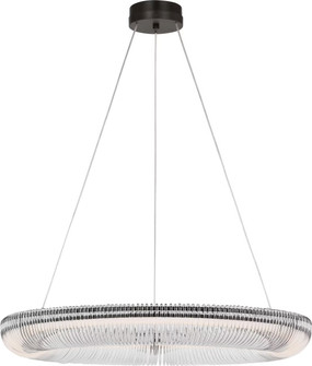 Pierce LED Chandelier in Aged Iron (454|SCCHCCH11727AICA)