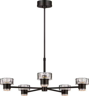 Holsted LED Chandelier in Aged Iron (454|SCCHCCH10027AICPG)