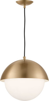 Hyde One Light Pendant in Satin Brass (454|DJP1031SB)