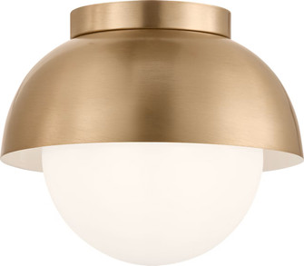 Hyde One Light Flush Mount in Satin Brass (454|DJF1011SB)