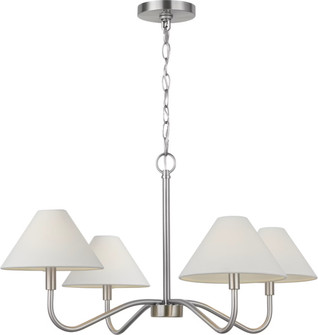 Eldon Four Light Chandelier in Brushed Nickel (454|DJC1194BN)
