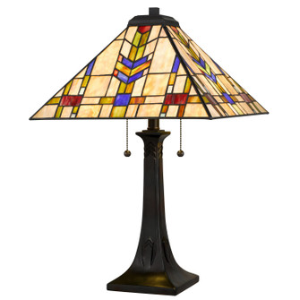 Draxen Two Light Table Lamp in Valiant Bronze (10|TF6821VA)