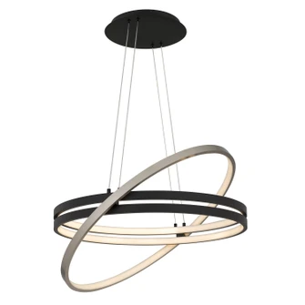 Isabelle LED Pendant in Matte Black (10|PCISB2832MBK)