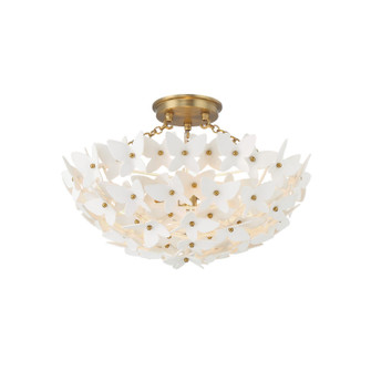 Killian Three Light Semi Flush Mount in Luxe Gold (60|KLN-5200-LG)