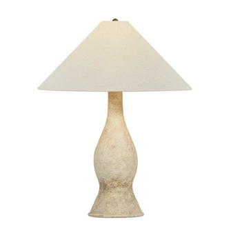 Yuba One Light Table Lamp in Patina Brass (67|PTL1828-PBR/CNV)