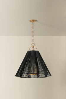 Sonoma Four Light Pendant in Patina Gold Leaf (67|F3428-PGL)