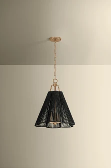 Sonoma Three Light Pendant in Patina Gold Leaf (67|F3418-PGL)