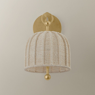 Lonnie One Light Wall Sconce in Vintage Gold Leaf (67|B1611-VGL)