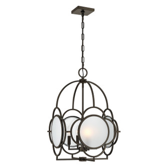 Damen Four Light Pendant in Mediterranean Bronze (51|3-4699-4-15)