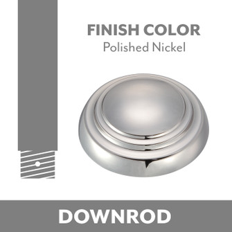 Minka Aire Down Rod in Polished Nickel (15|DR536-PN)