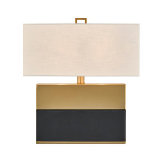 Oliver One Light Table Lamp in Honey Brown and Black (51|11-CD33-HBBK)