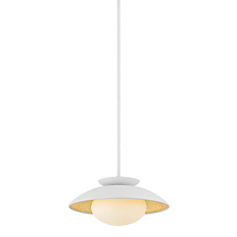 Cadence One Light Pendant in White (428|H368701S-WH/GL)