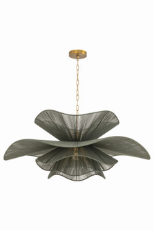Amanda One Light Chandelier in Patina Brass (428|H1084701L-PBR)