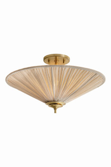 Helen One Light Semi Flush Mount in Aged Brass (428|H1062501-AGB)