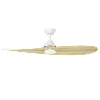 Surf 56'' Ceiling Fan in Matte White / White Oak (16|88742WTMWWO)