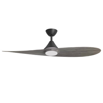 Surf 56'' Ceiling Fan in Black / Grey Wood (16|88742WTBKGWD)