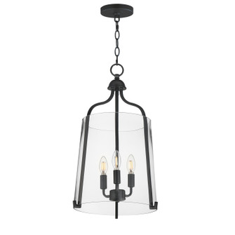 Bellmore Three Light Foyer Pendant in Black (16|5683CLBK)