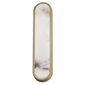 Plinth LED Wall Sconce in Natural Aged Brass (16|18232WANAB)