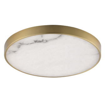 Slab LED Flush Mount in Natural Aged Brass (16|18216WANAB)