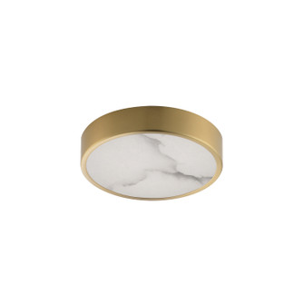Slab LED Flush Mount in Natural Aged Brass (16|18210WANAB)