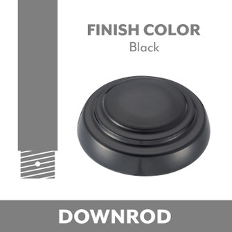 Minka Aire Down Rod in Black (15|DR536-BK)