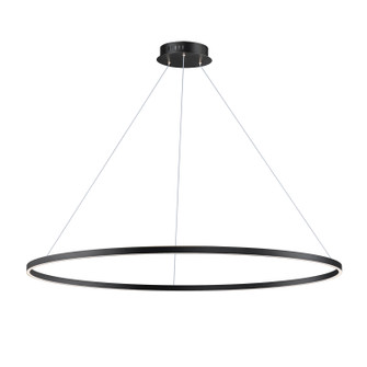 Groove 5CCT LED Pendant in Black (86|E52735-BK)