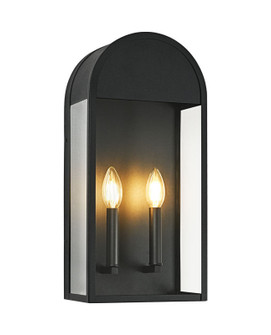 AVERY Two Light Wall Lantern in Matte Black (423|E22702MB)