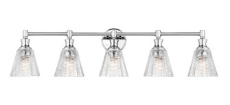 Auden Five Light Vanity in Chrome (224|7704-5V-CH)