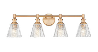 Auden Four Light Vanity in Modern Gold (224|7704-4V-MGLD)