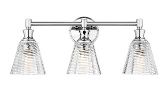 Auden Three Light Vanity in Chrome (224|7704-3V-CH)