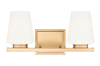 Nextra Two Light Vanity in Modern Gold (224|7703-2V-MGLD)