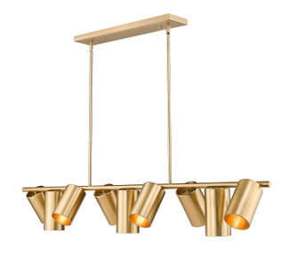 Lumina Nine Light Linear Chandelier in Modern Gold (224|7520-9L-MGLD)