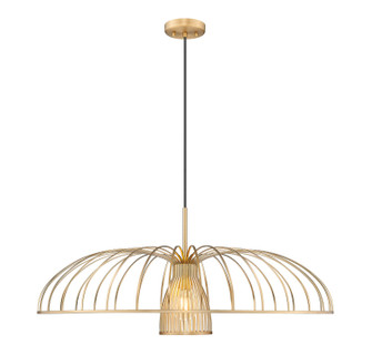Valencia One Light Pendant in Modern Gold (224|623P35-MGLD)