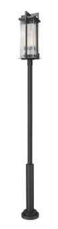 Fortis Three Light Outdoor Post Mount in Sand Black (224|5031PHXLR-5010P-BK)