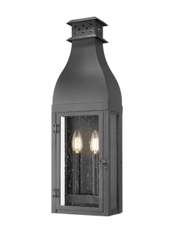 Toulouse Two Light Outdoor Wall Mount in Sand Black (224|5030M-BK)