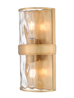 Meridian Two Light Wall Sconce in Rubbed Brass (224|3053-2SS-RB)