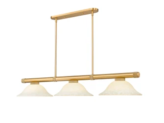 Vanguard Three Light Billiard in Rubbed Brass (224|3050-3RB-GM16)