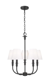 Tova Five Light Chandelier in Matte Black (224|3049-18C-MB)