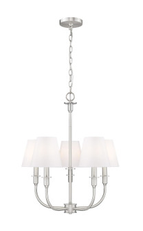 Tova Five Light Chandelier in Brushed Nickel (224|3049-18C-BN)