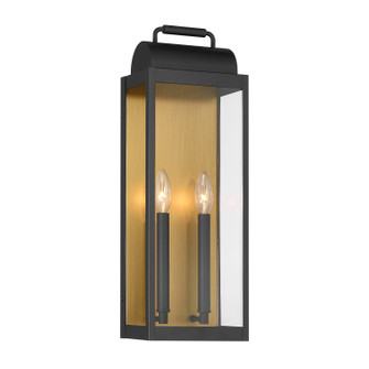 Calandra Two Light Wall Sconce in Sand Coal Black (7|71313-877)