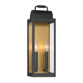 Calandra Two Light Wall Sconce in Sand Coal Black (7|71312-877)