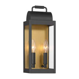 Calandra Two Light Wall Sconce in Sand Coal Black (7|71310-877)